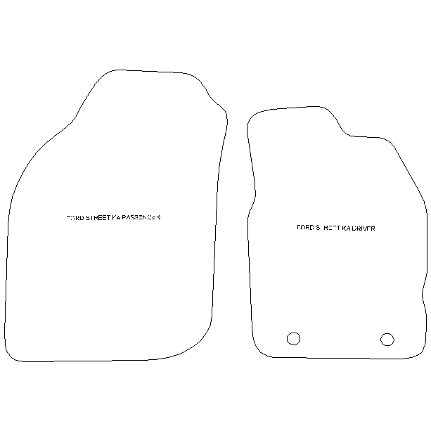 Ford Street KA Car Mats